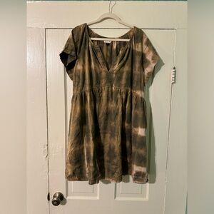 Linen tie dye ☀️ universal thread dress